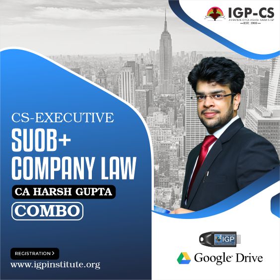 CS Executive - Company Law & Setting up of Business